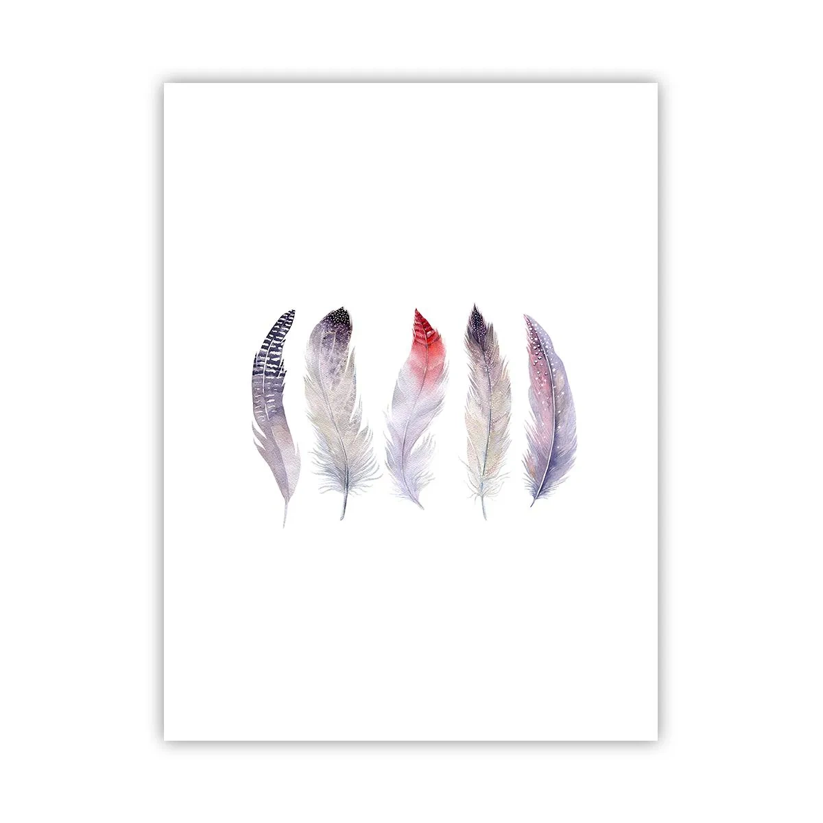 Plakát - Jemné jako různobarevná mlha - 30x40 cm