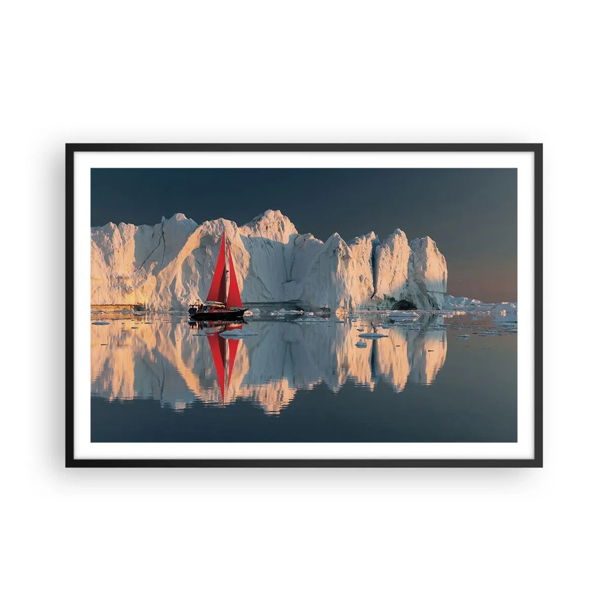 Plakát v černém rámu - Na okraji světa - 91x61 cm