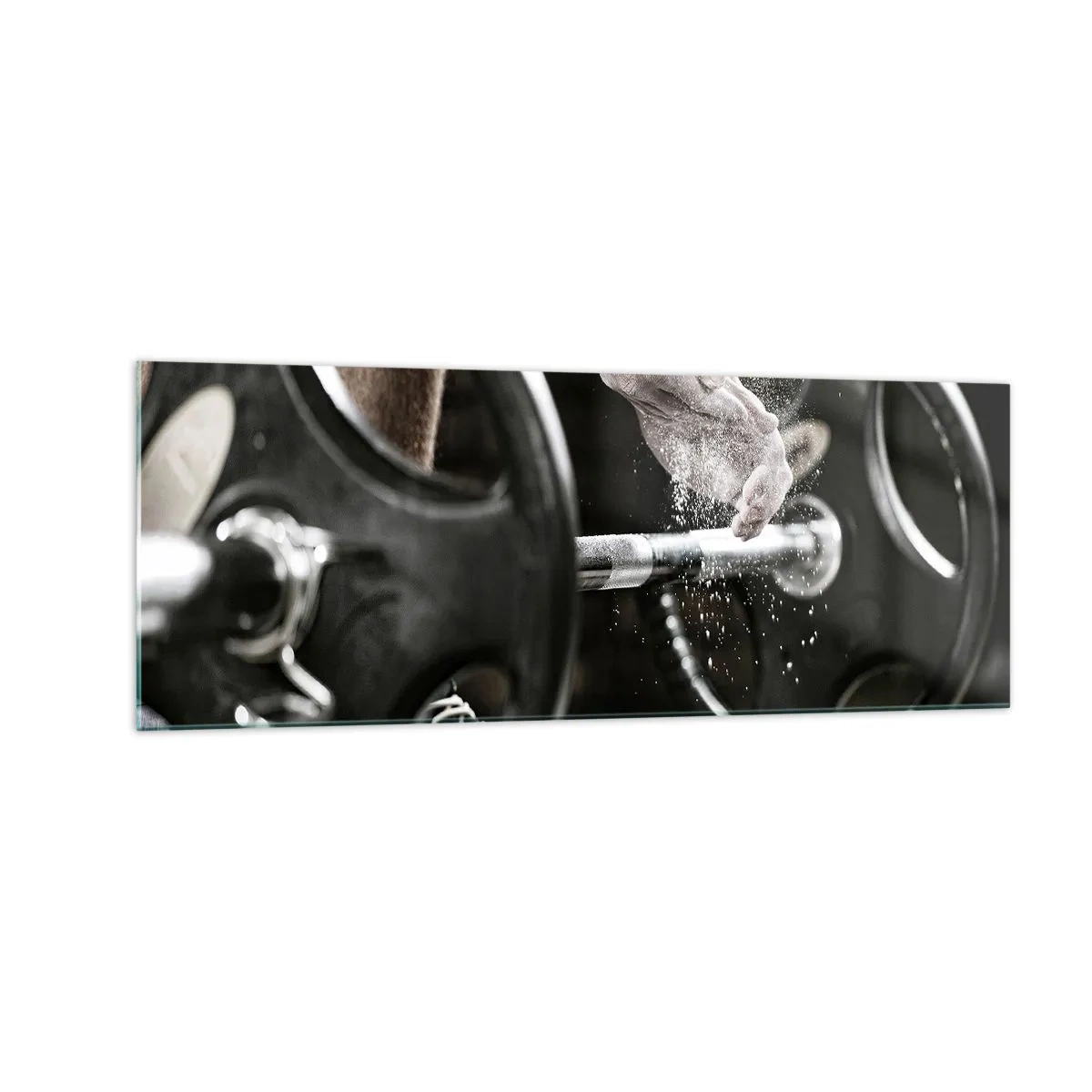 Obraz na skle - Výzva přijatá! - 140x50 cm