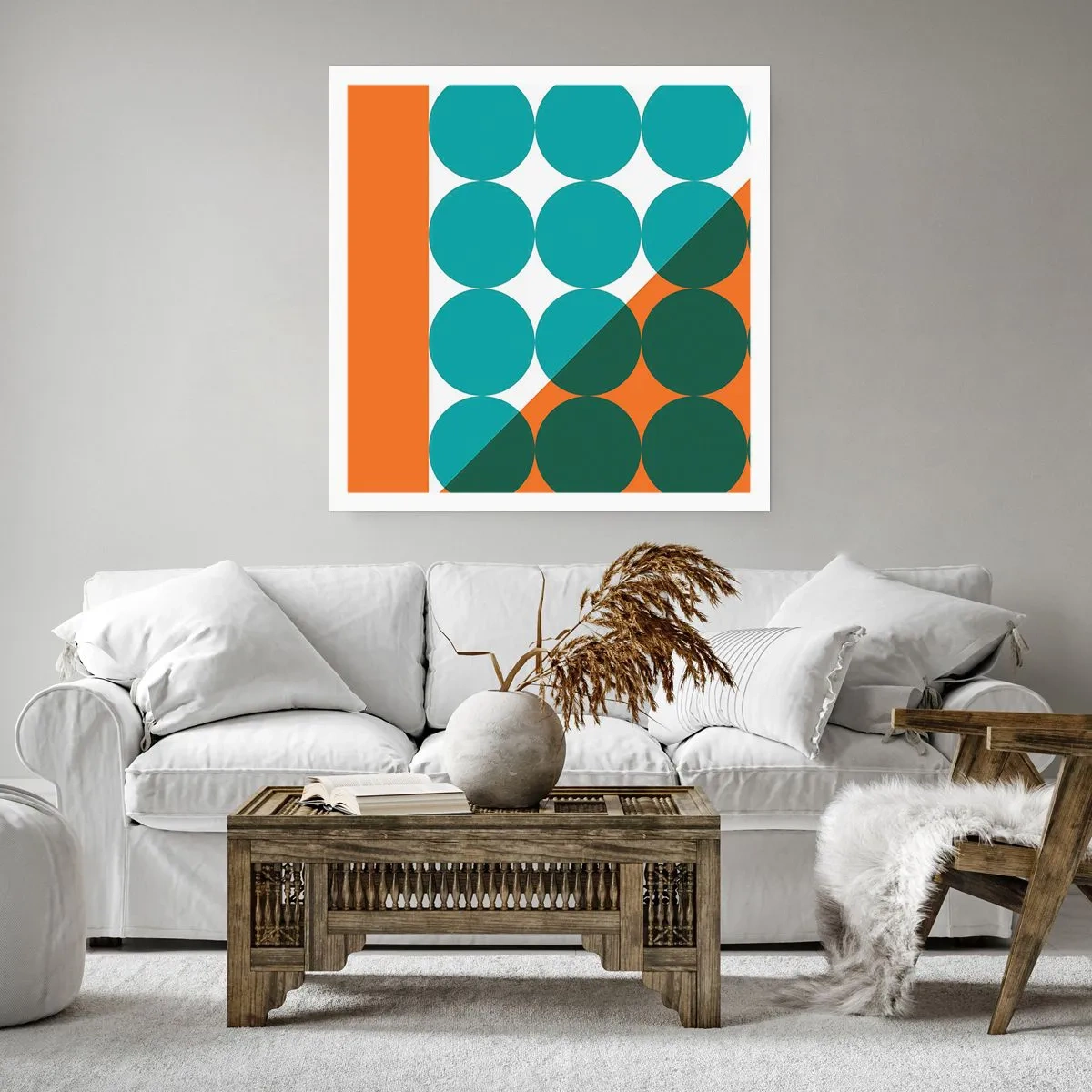 Plakát - Nahoru a šikmo - 60x60 cm