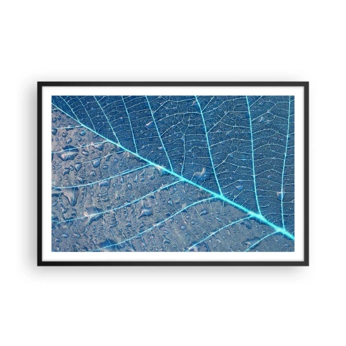 Plakát v černém rámu - Život v modři - 91x61 cm