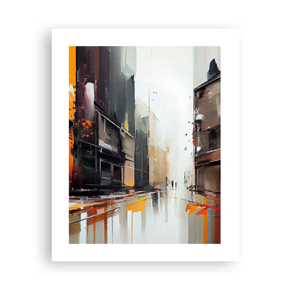 Plakát - Deštivý den - 40x50 cm