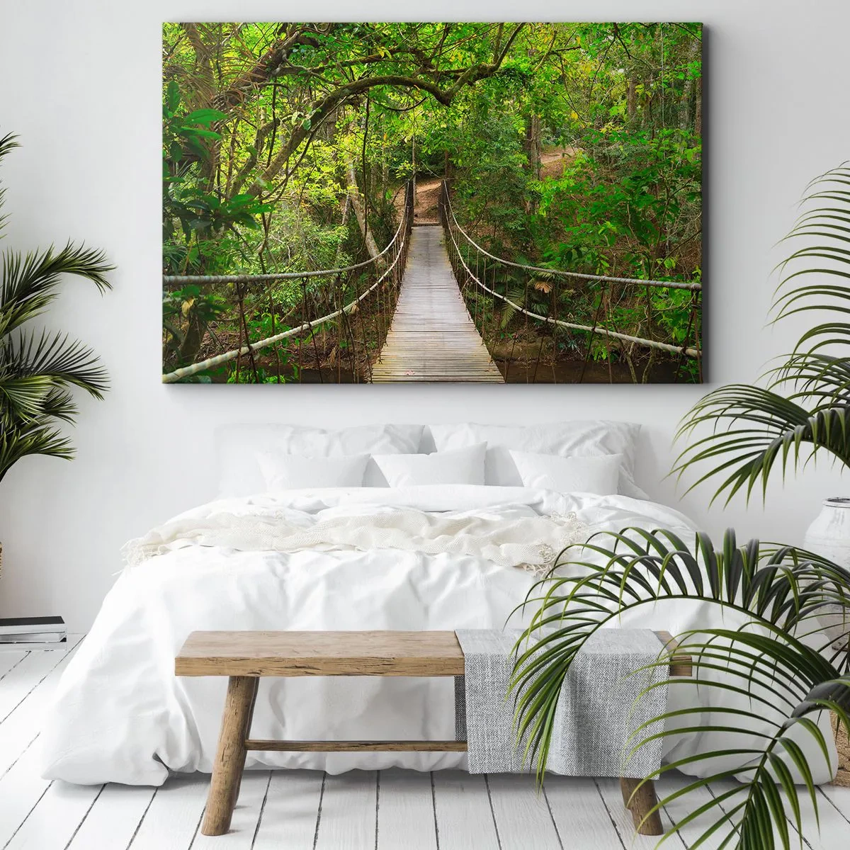 Obraz na plátně - Protože na zahradě rostou popínavé rostliny - 120x80 cm