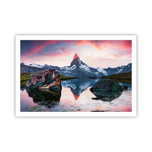 Plakát - Srdce hor je vřelé - 91x61 cm