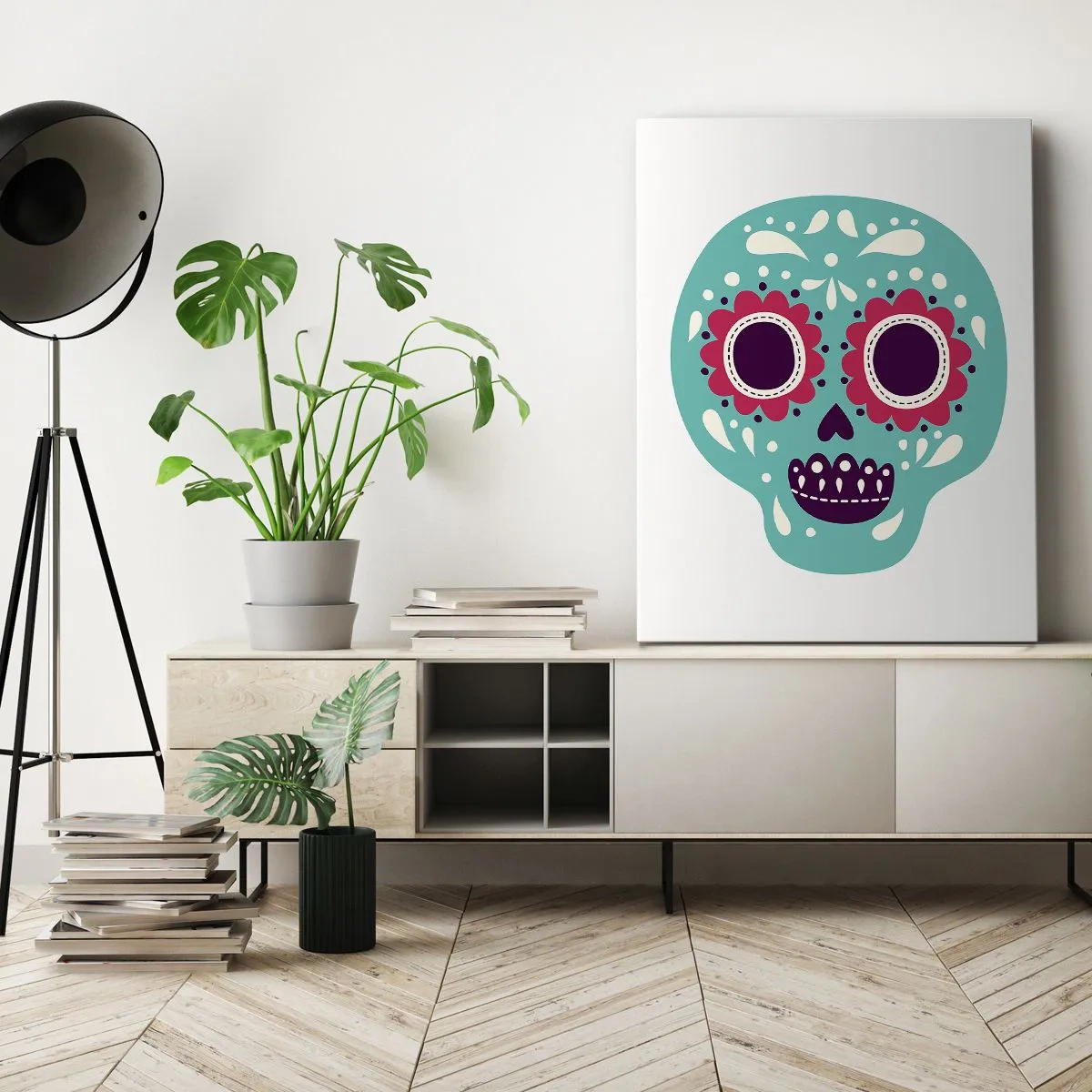 Obraz na plátně - Život – zábava až do smrti - 45x80 cm