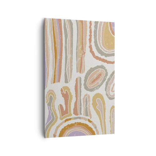 Obraz na plátně - Barevné průřezy - 80x120 cm