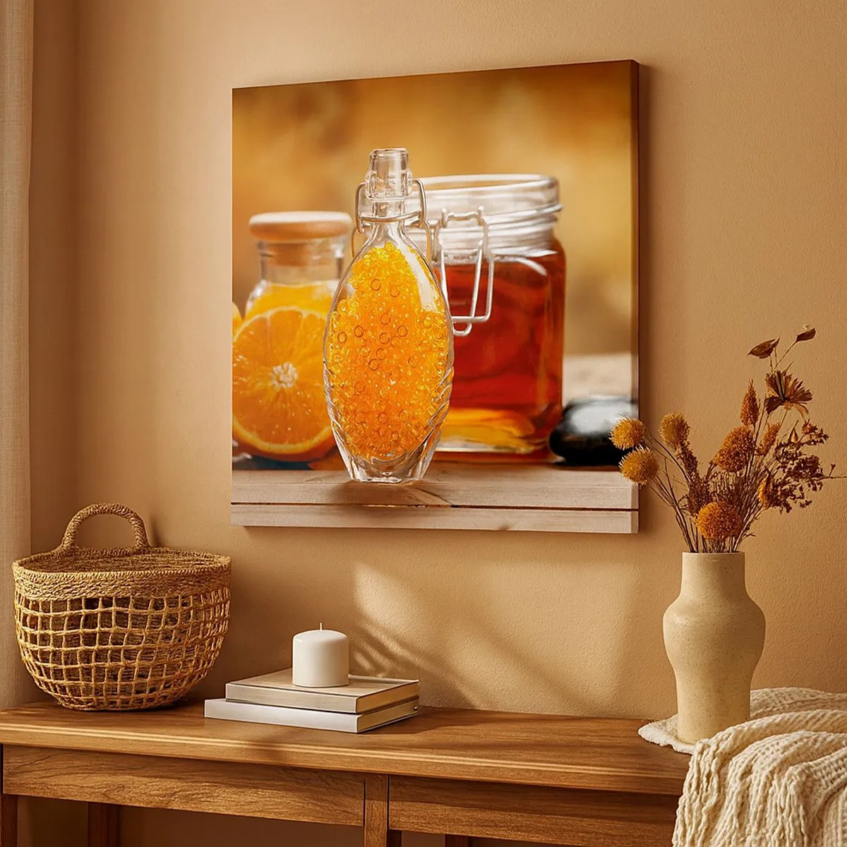 Obraz na plátně - Sluneční chutě a aromata - 30x30 cm