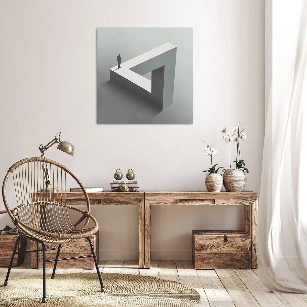 Obraz na plátně - A přece je to možné - 70x70 cm