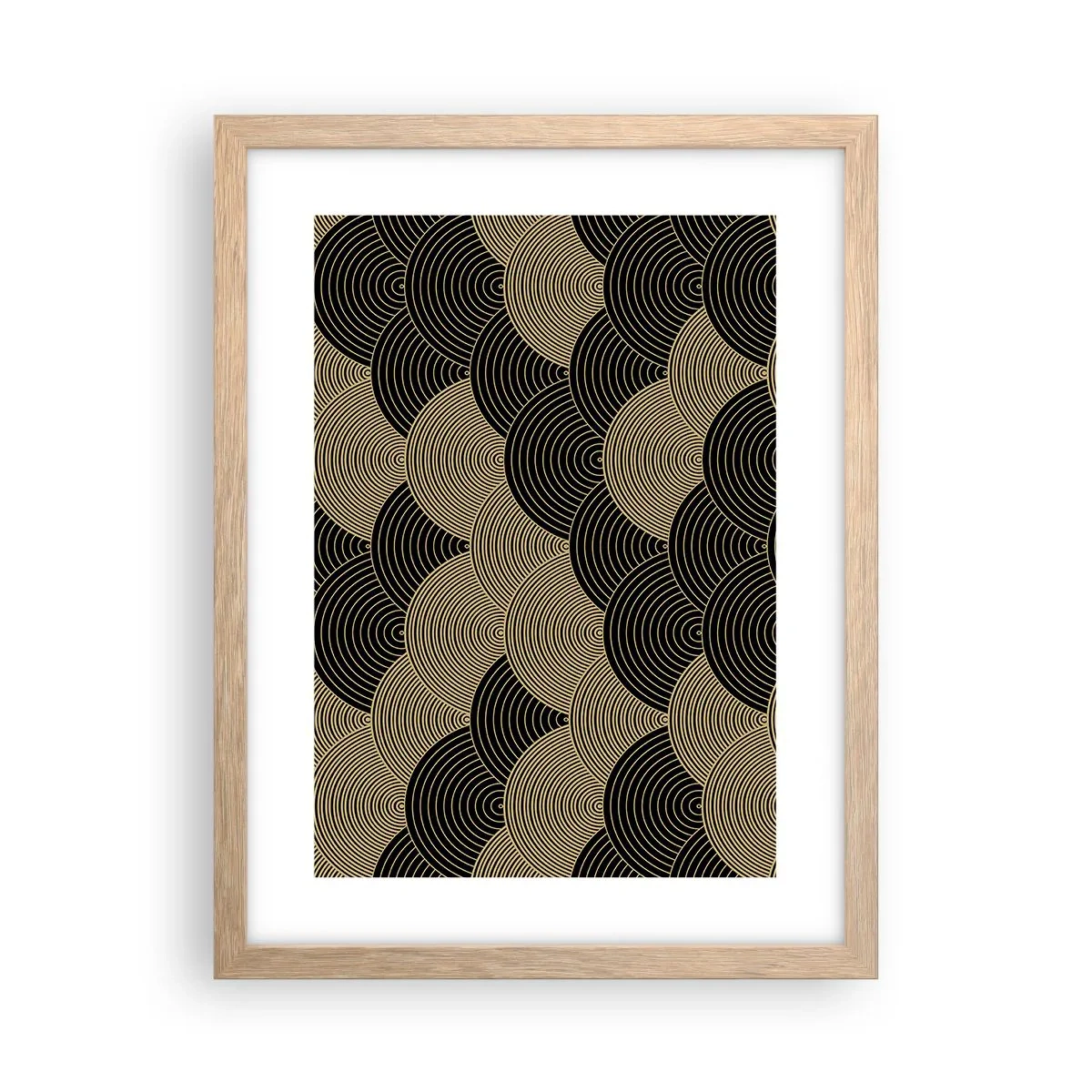 Plakát v rámu světlý dub - Jednota v mnohosti - 30x40 cm