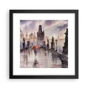 Plakát v černém rámu - Lidé se nemění - 30x30 cm