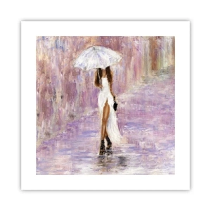 Plakát - V liliovém dešti - 40x40 cm