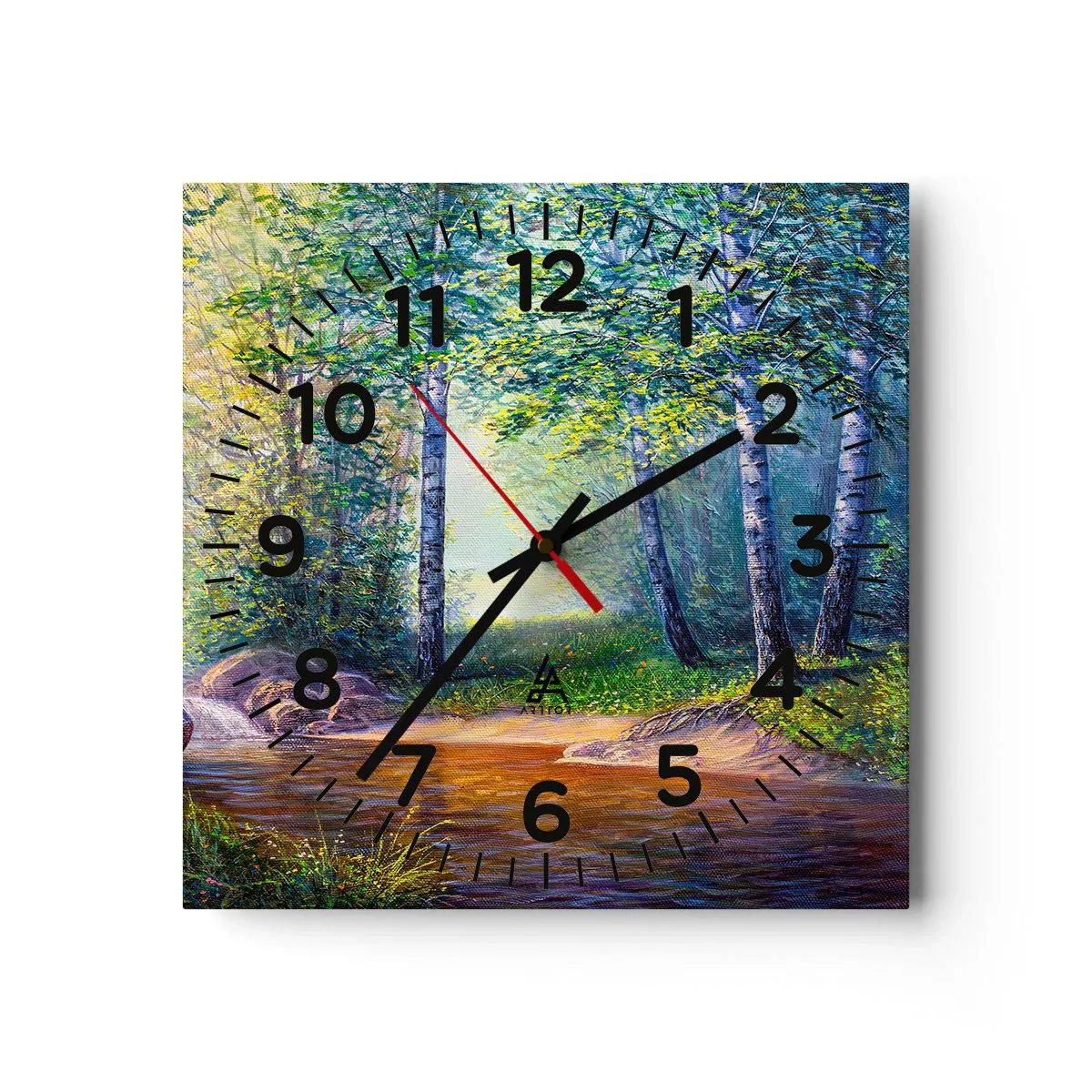 Nástěnné hodiny - Scénář selanky - 30x30 cm