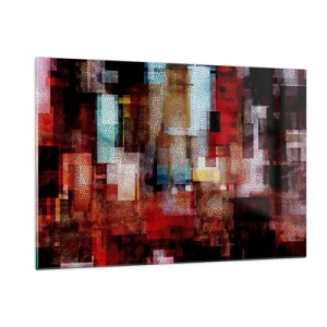 Obraz na skle - Chaos a zmatek - 120x80 cm