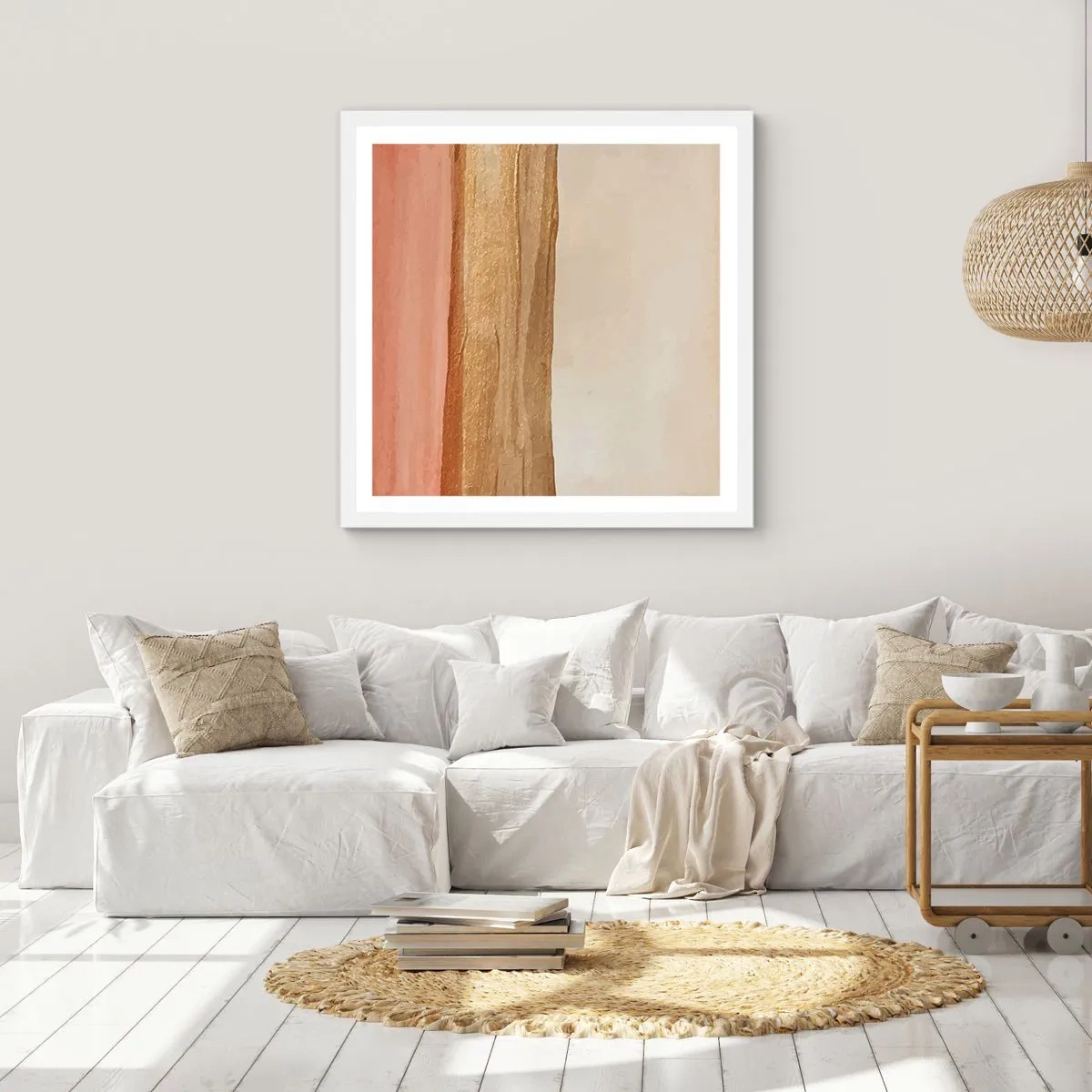 Plakát v bílém rámu - Vertikální kompozice - 40x40 cm