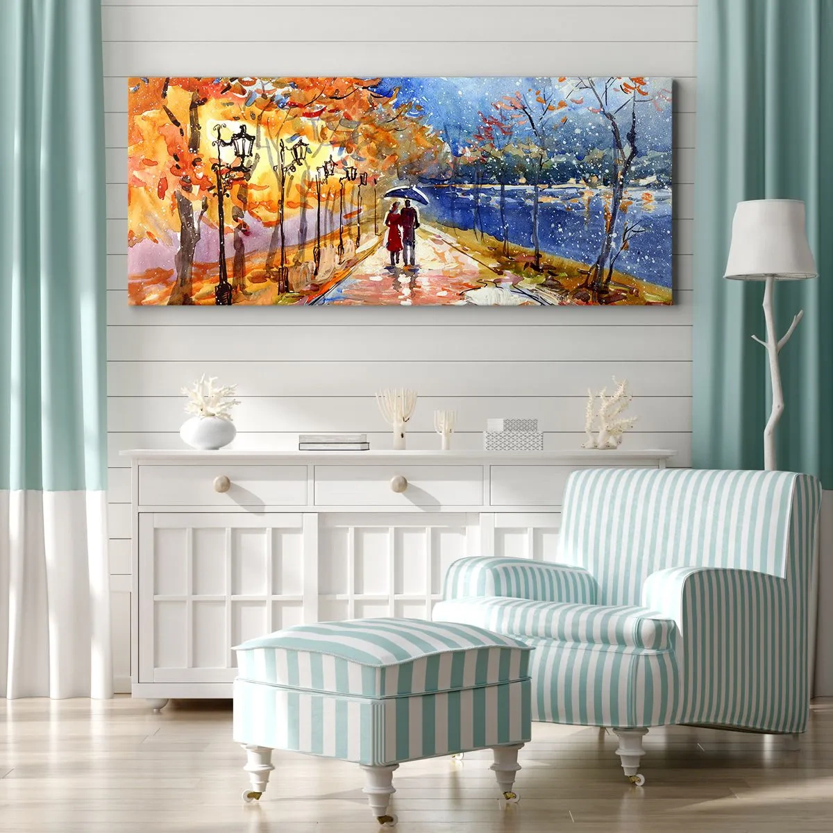 Obraz na plátně - Společně k hranici času - 100x40 cm