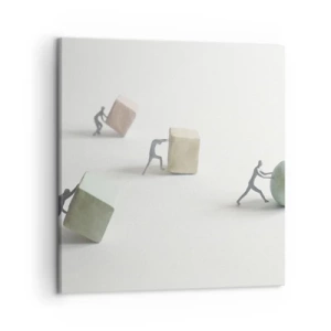 Obraz na plátně - Život samotný - 50x50 cm