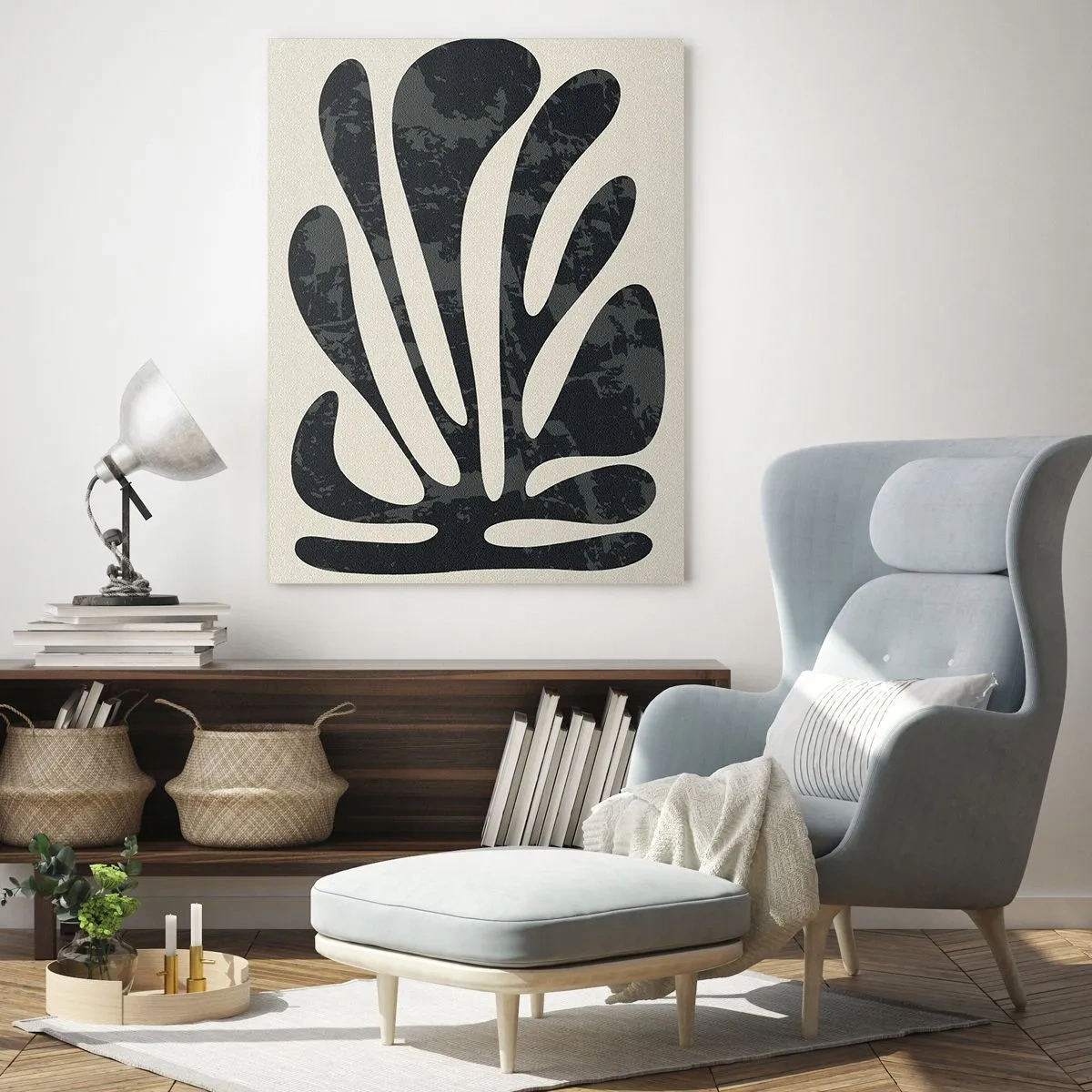 Obraz na skle - Mnohoprstá abstrakce - 80x120 cm