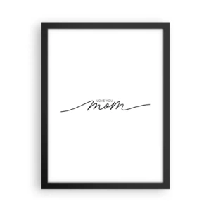 Plakát v černém rámu - Velké emoce - 30x40 cm