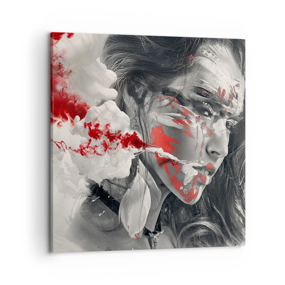 Obraz na plátně - Ve spárech absurdity - 50x50 cm