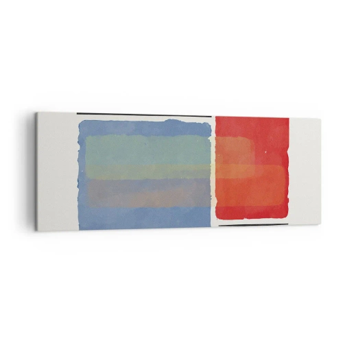 Obraz na plátně - Duch a písmeno geometrie - 140x50 cm
