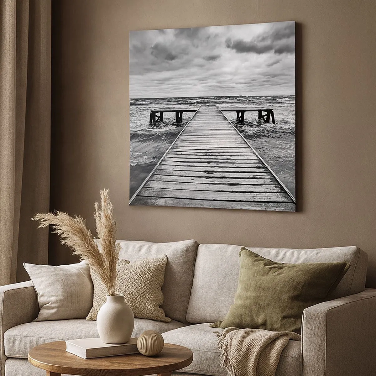 Obraz na plátně - Čekám na vítr, co rozfouká… - 30x30 cm