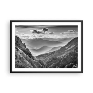 Plakát v černém rámu - Až k obzoru - 70x50 cm