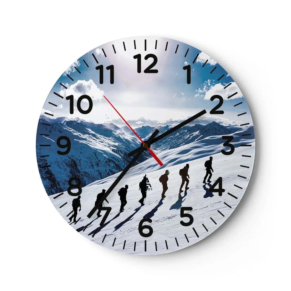 Nástěnné hodiny - Tým dobývatelů - 30x30 cm