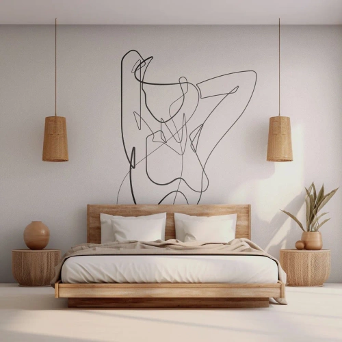 Fototapeta Standard Eco - Ty jsi záhada… - Abstrakce, ženské tělo, Grafika - 150x105 cm