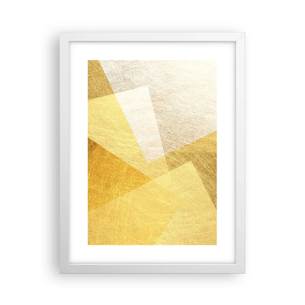 Plakát v bílém rámu - Počasí geometrie - 30x40 cm