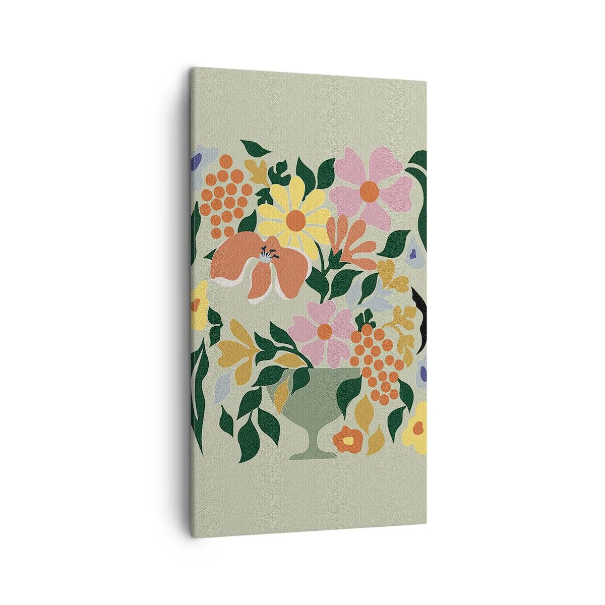 Obraz na plátně - Kytice překypující životem - 45x80 cm