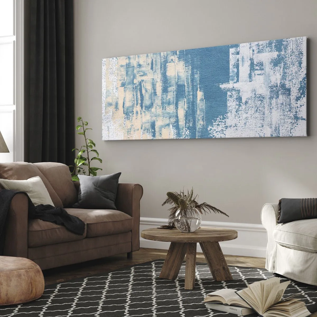 Obraz na plátně - Přes rampouch - 100x40 cm