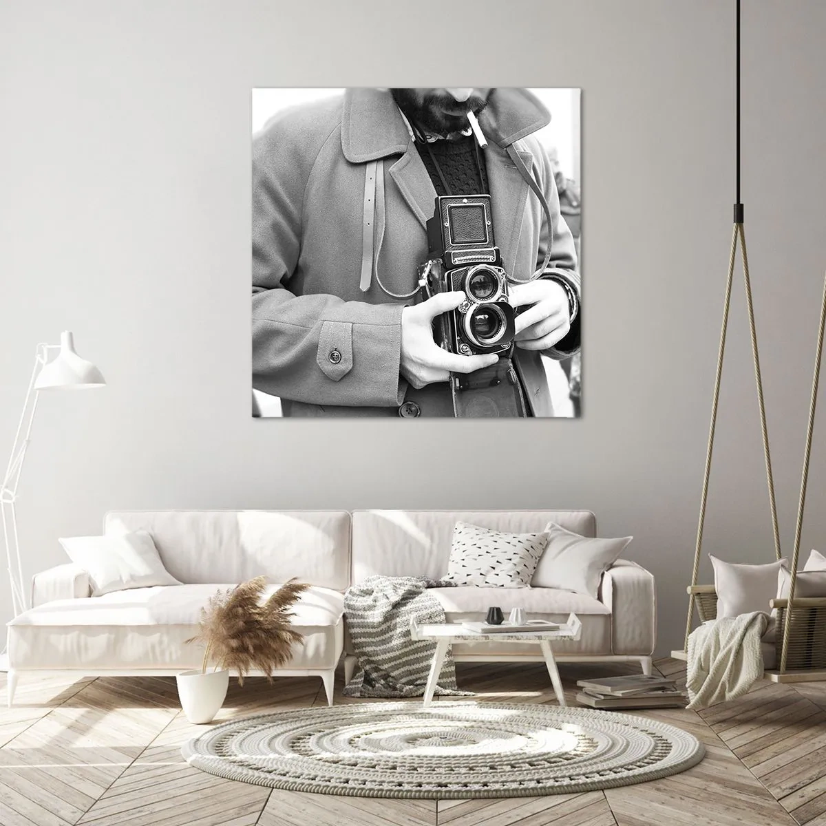 Obraz na plátně - V retro stylu - 40x40 cm