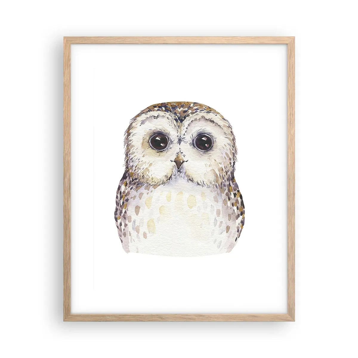 Plakát v rámu světlý dub - Podívej se mi do očí - 40x50 cm
