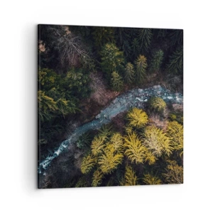 Obraz na plátně - Rychle, stále rychleji - 50x50 cm