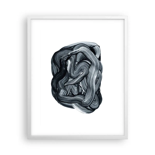 Plakát v bílém rámu - Není to tak jednoduché - 40x50 cm