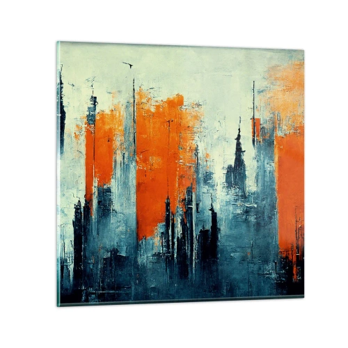 Obraz na skle - Moderní krajina - 30x30 cm