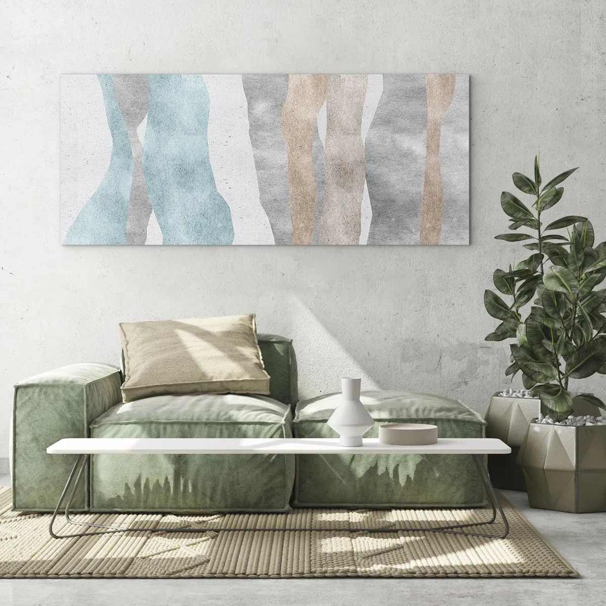 Obraz na skle - Studie blízkosti - 100x40 cm