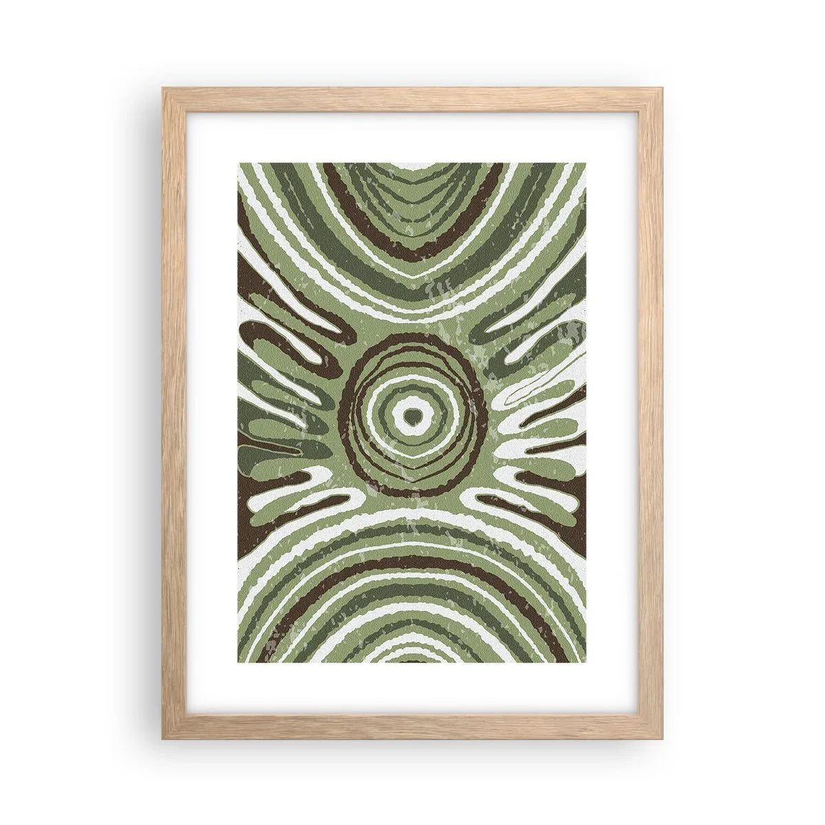 Plakát v rámu světlý dub - Exploze emocí - 30x40 cm