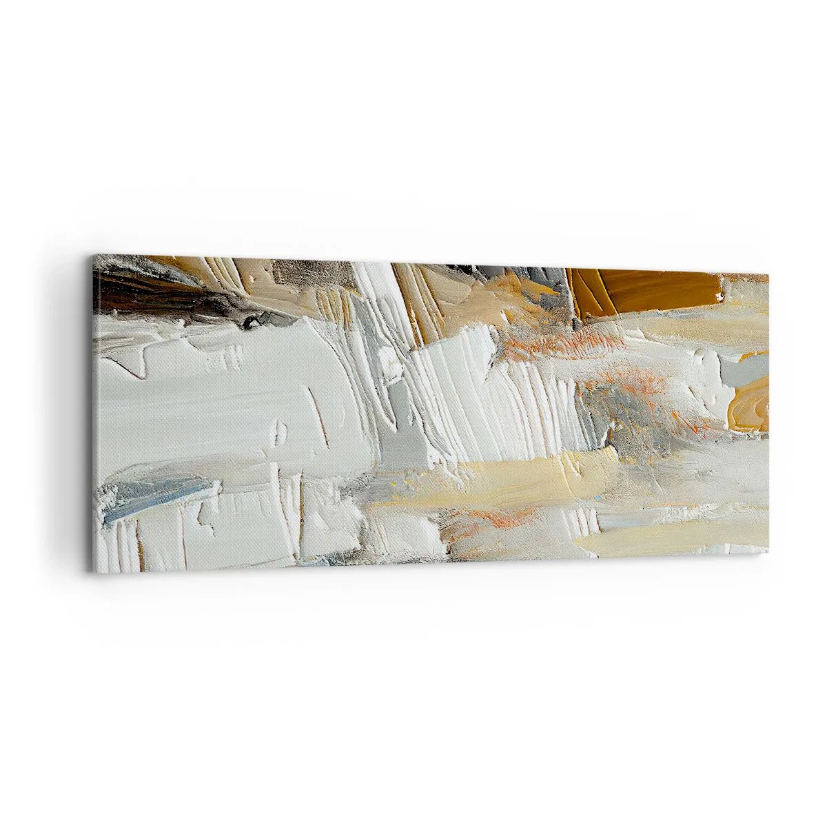 Obraz na plátně - Barevné nahromadění - 100x40 cm