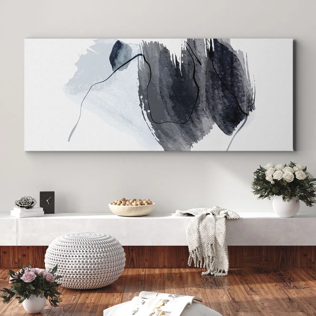Obraz na plátně - Intenzita a pohyb - 160x50 cm