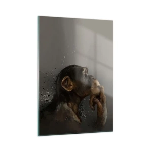 Obraz na skle - Určitě myslitel - 50x70 cm