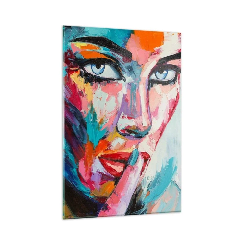 Obraz na skle - Naše první tajemství - 80x120 cm