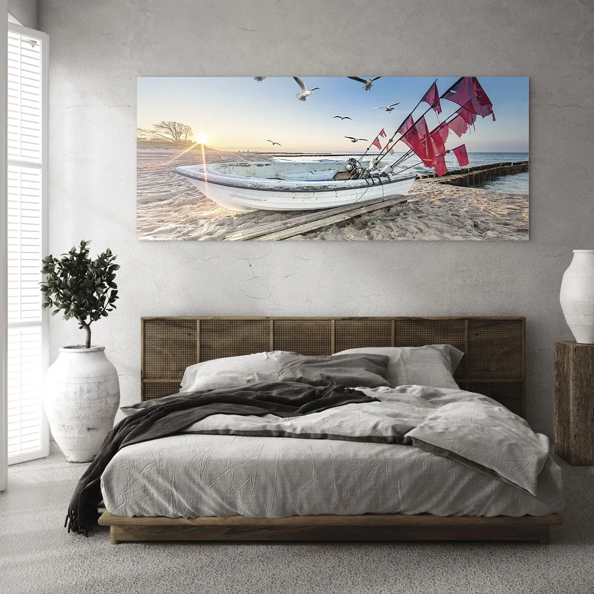 Obraz na skle - Zasloužená přestávka - 100x40 cm