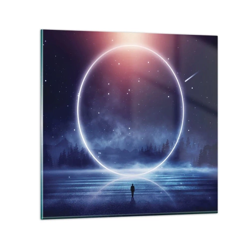 Obraz na skle - Už jsou tady… - 70x70 cm