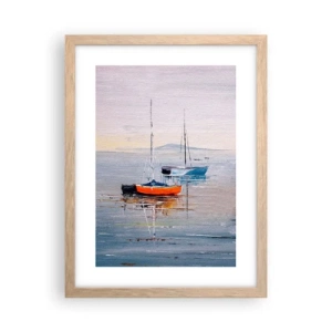 Plakát v rámu světlý dub - Zasloužený odpočinek - 30x40 cm