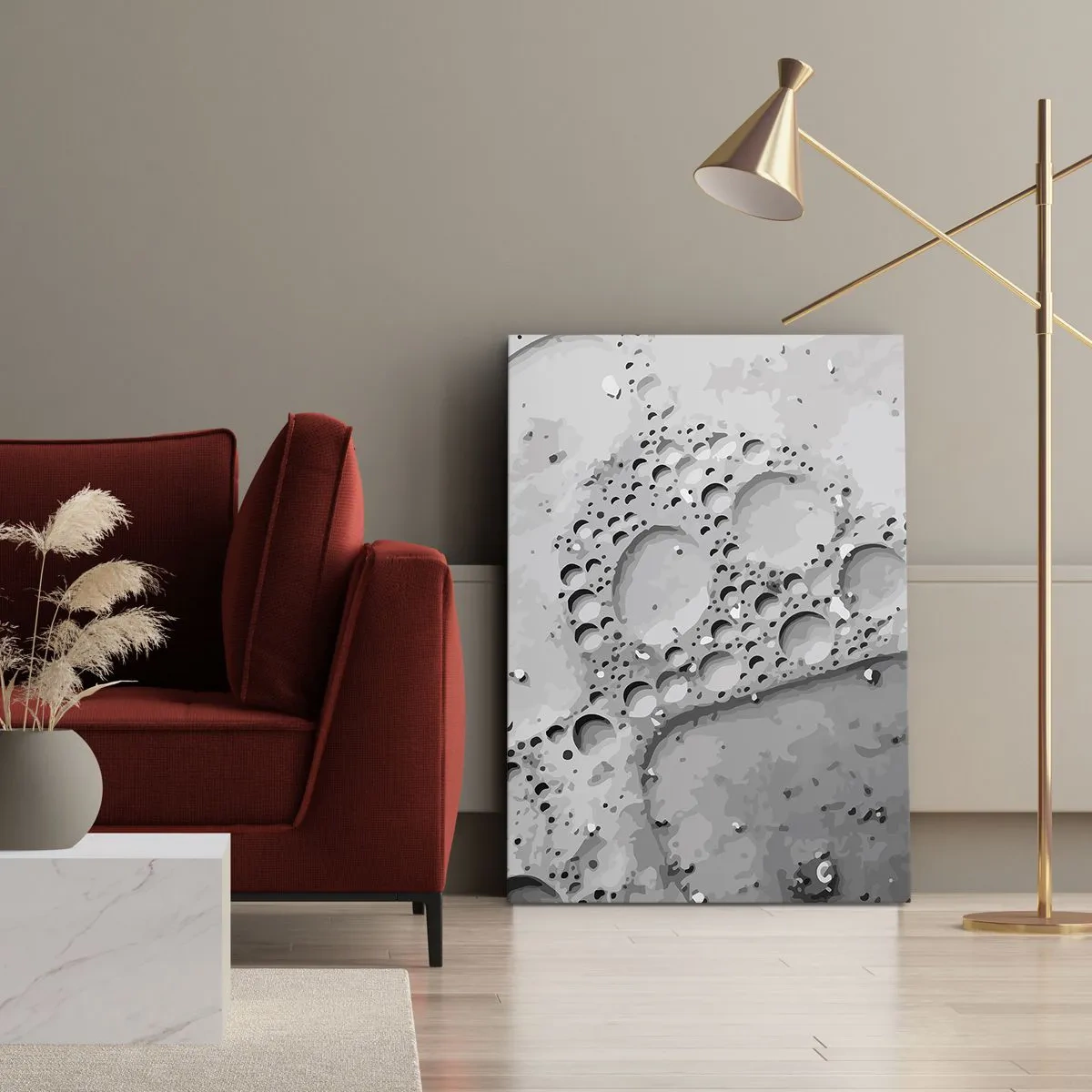 Obraz na plátně - Stopa po zpěněném - 70x100 cm