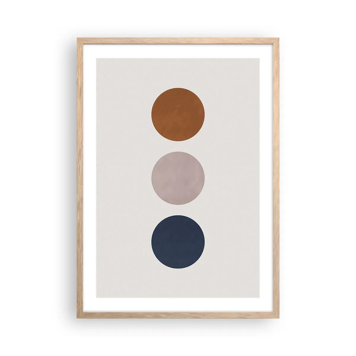 Plakát v rámu světlý dub - Symbol dokonalosti - 50x70 cm