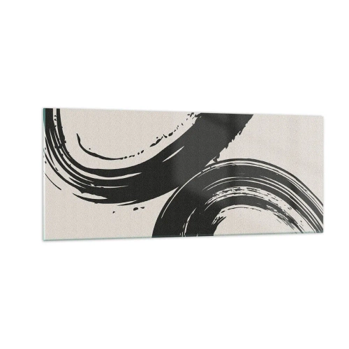 Obraz na skle - Rozmáchle a dokola - 100x40 cm