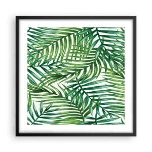 Plakát v černém rámu - Pod zeleným baldachýnem - 50x50 cm