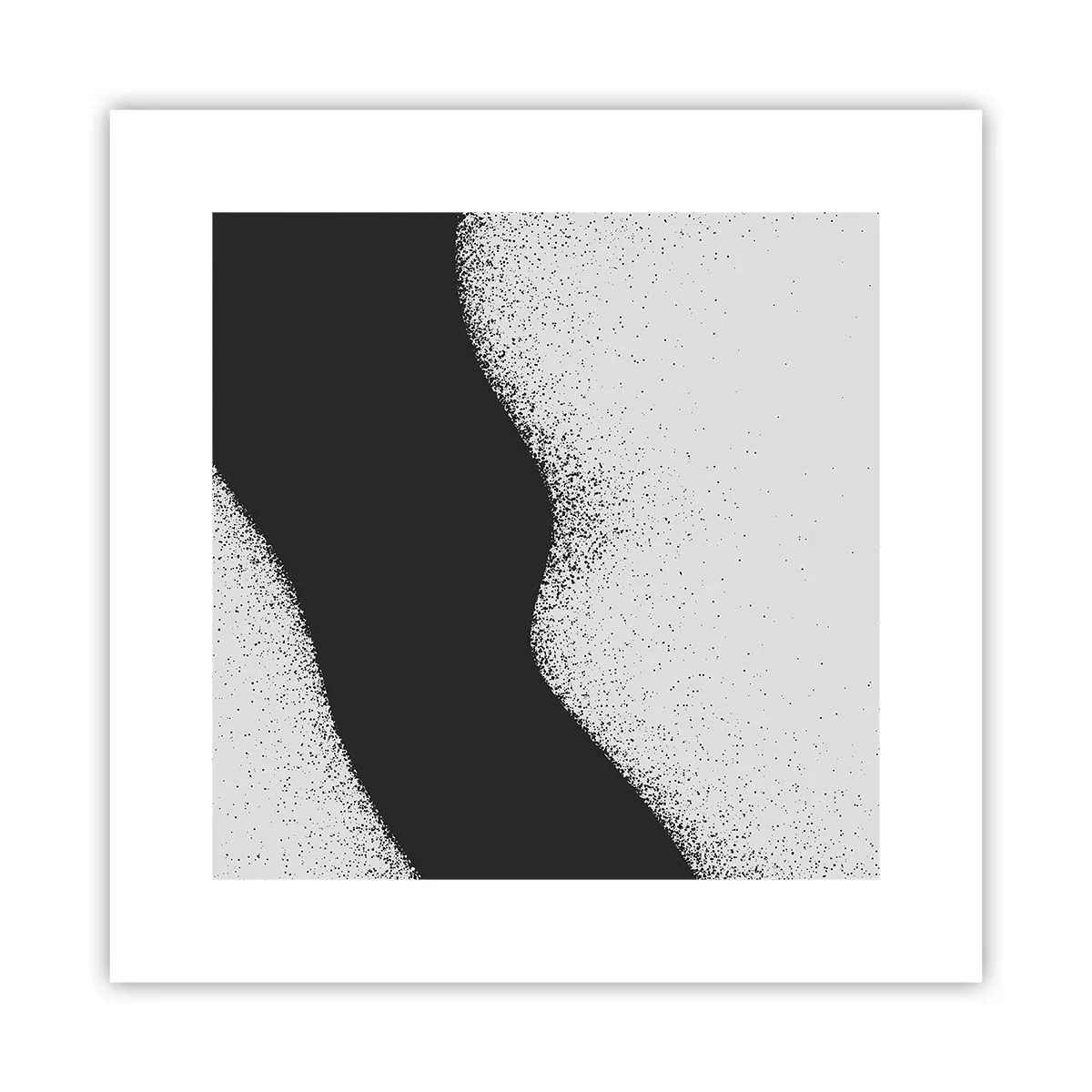 Plakát - Plynulá rovnováha - 30x30 cm